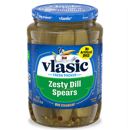 Zesty Dill Pickle Spears Jar