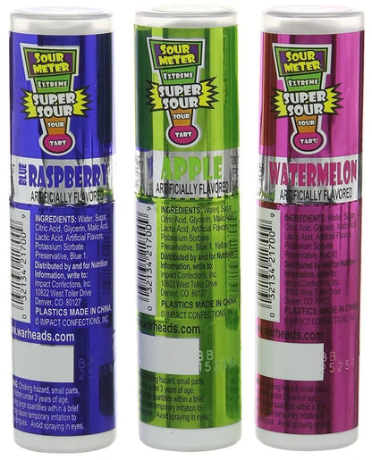 Portable Warheads SOUR Spray for sharing or candy challenges