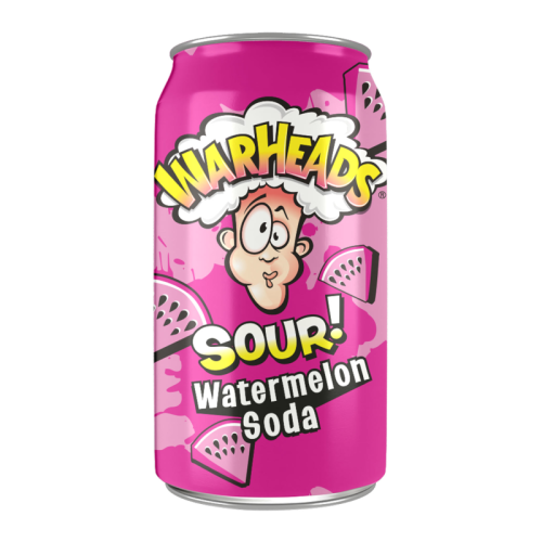 Warheads Sour Watermelon Soda – American Candy-Inspired Drink 355 ml