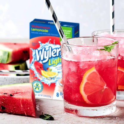 Watermelon Lemonade Drink Mix Sticks – Wyler’s Light