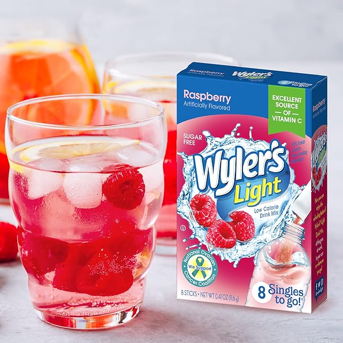 Wyler’s Light Singles To Go Raspberry 