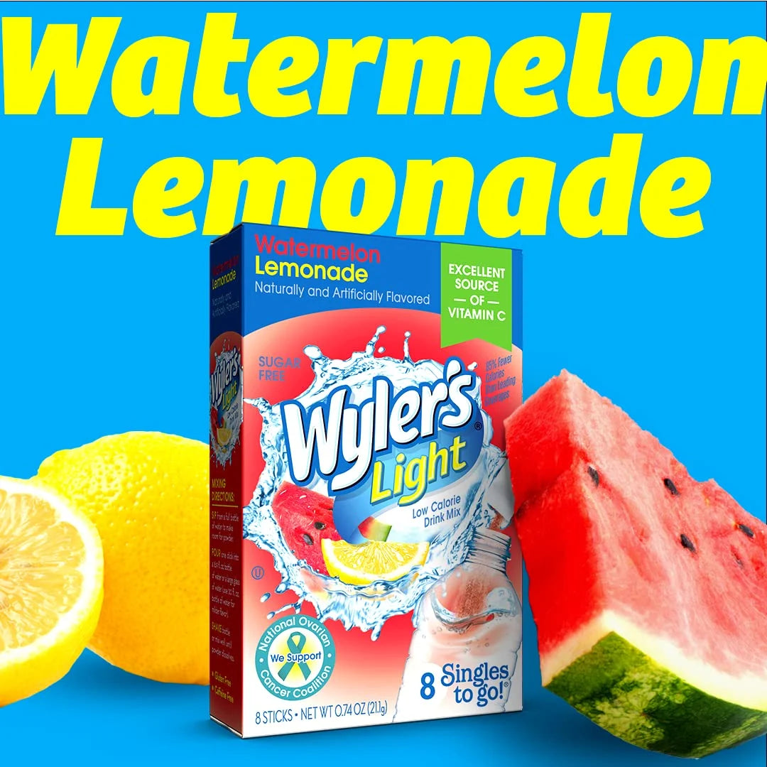 Wyler’s Light Watermelon Lemonade Singles To Go 