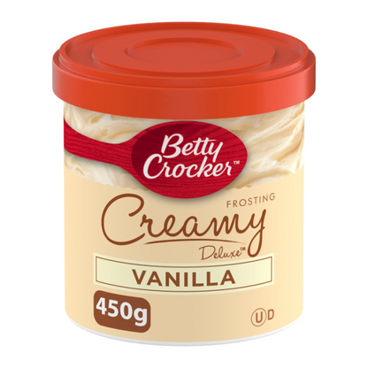 Canadian packaging of Betty Crocker vanilla frosting