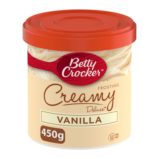 Canadian packaging of Betty Crocker vanilla frosting