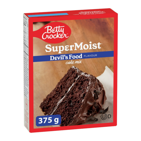 Devils food chocolate cake mix by Betty Crocker