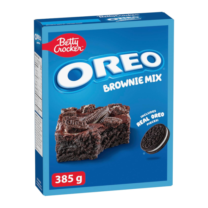 Oreo brownie cake mix by Betty Crocker