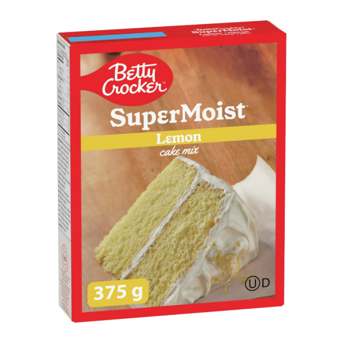 375 g Canadian lemon cake mix for moist cakes