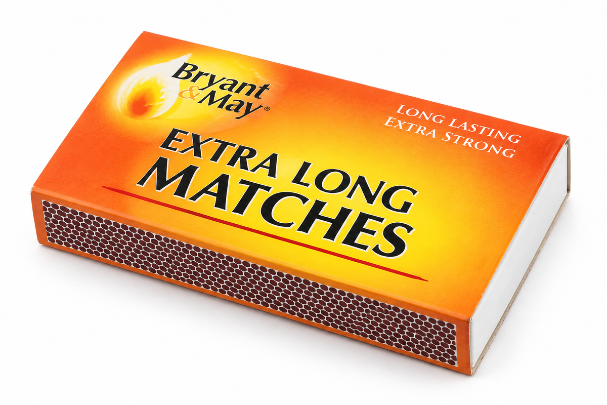 Extra Long Matches Bryant & May 12X3 – Pack of 1