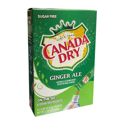 Canada Dry Sugar-Free Ginger Ale Powder Pack