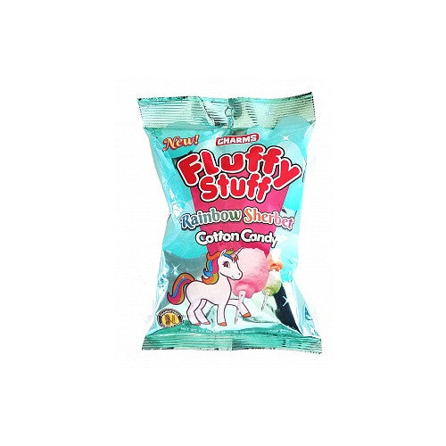 Charms Fluffy Stuff Rainbow Sherbet cotton candy – perfect for parties and gifting