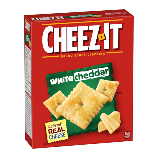 Crunchy Cheez-It White Cheddar crackers for sharing and snacking