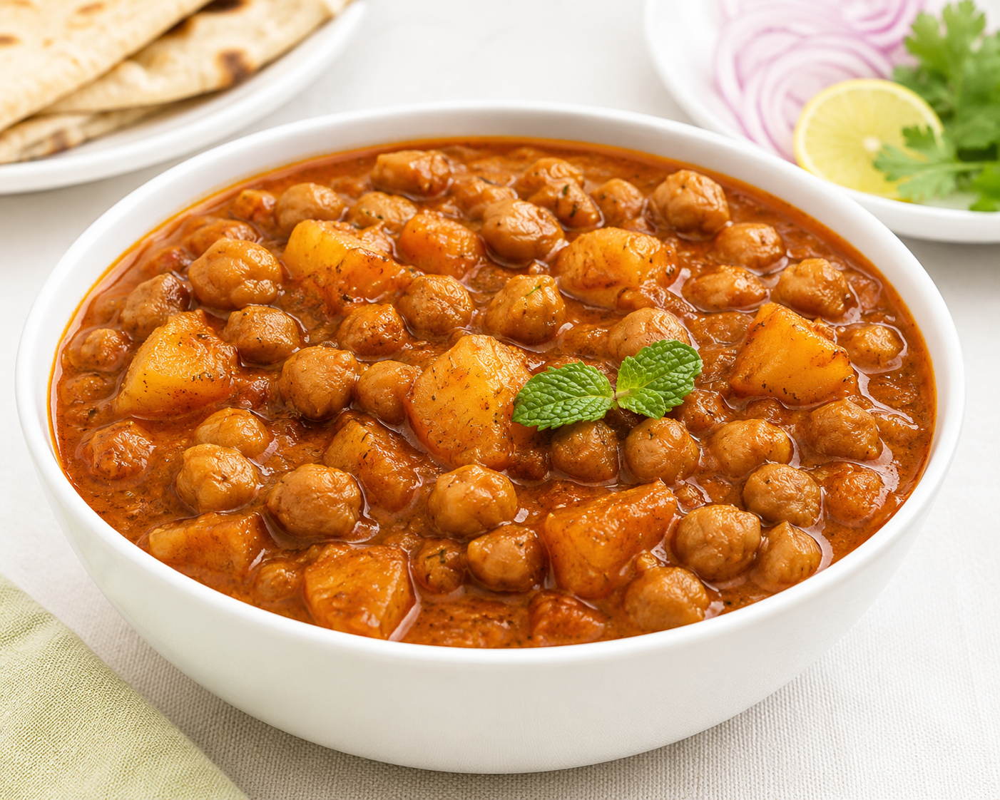 ASHOKA ALOO CHOLEY READY-TO-EAT POTATO AND CHICKPEA CURRY 280G