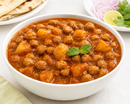 ASHOKA ALOO CHOLEY READY-TO-EAT POTATO AND CHICKPEA CURRY 280G