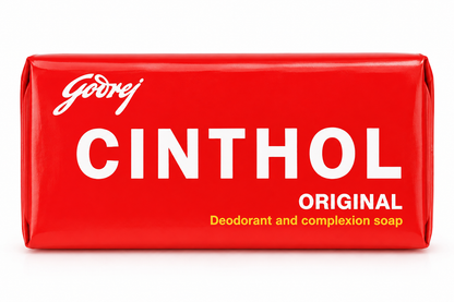 Cinthol Original Soap 100g in iconic red packaging with white Cinthol branding
