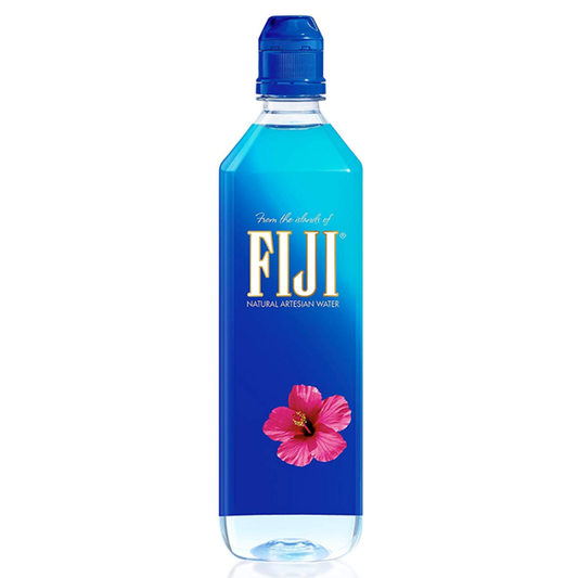FIJI Natural Artesian Water 700 ml sports-cap bottle, premium water sourced from a protected aquifer in Fiji.
