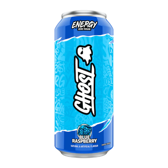 500 ml Ghost energy beverage with electrolytes and caffeine
