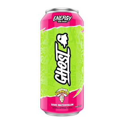 Ghost Warheads Sour Watermelon Zero Sugar Energy Drink 500 ml can