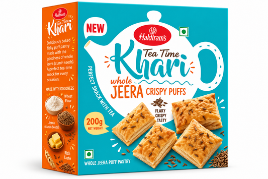 Haldiram Jeera Puff Khari 200g – Pack of 1