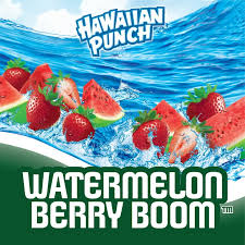 Hawaiian Punch Watermelon Berry Boom huge bottle showing label and branding