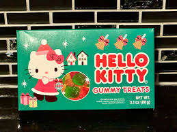 Packaged Hello Kitty Holiday Gummy Treats ready for gifting or snacking