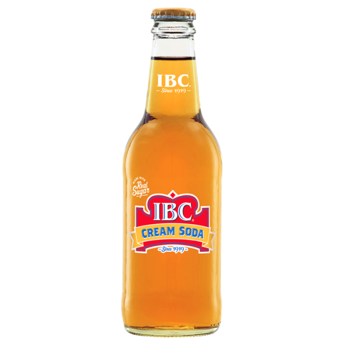 IBC Premium Cream Soda – Rich Vanilla Flavor in a Classic Glass Bottle