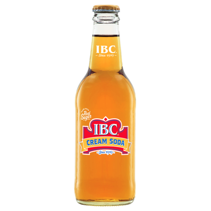 IBC Premium Cream Soda – Rich Vanilla Flavor in a Classic Glass Bottle