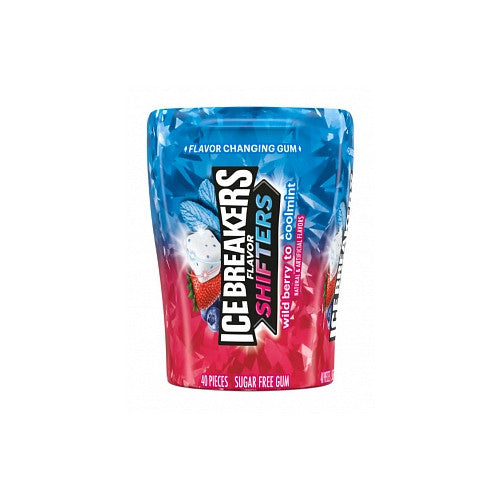 Icebreakers Flavor Shifters Gum Wild Berry to Coolmint 6 x 92g pack