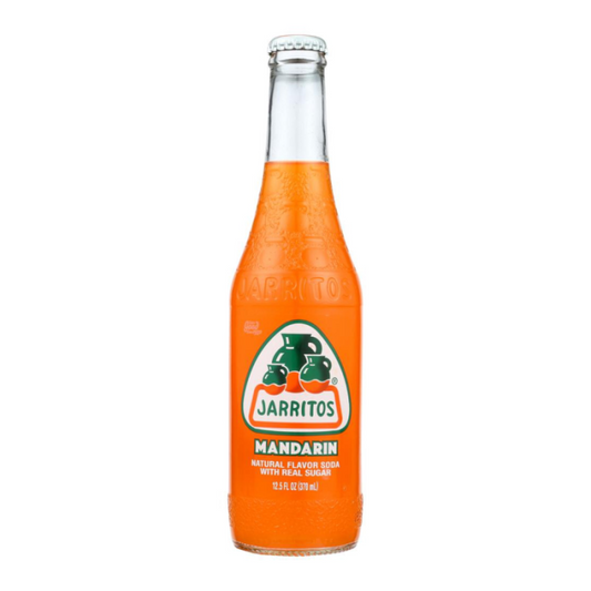 arritos Mandarin flavored soda in 12.5 fl oz glass bottle
