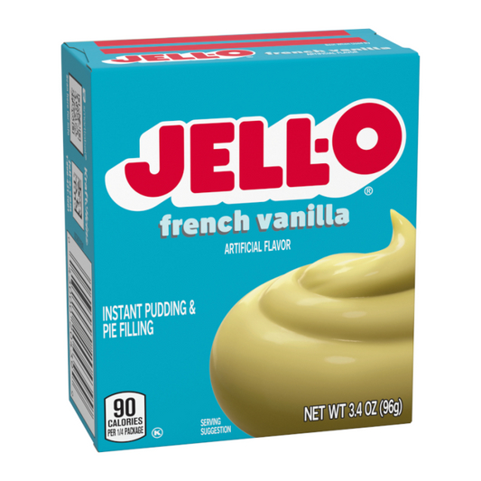 Jell-O French Vanilla Instant Pudding Mix for desserts and recipes