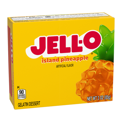 Jell-O Island Pineapple Gelatin Dessert Mix for snacks and recipes
