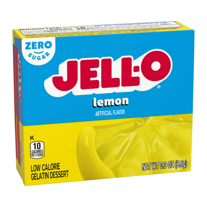 Jell-O Sugar Free Lemon Gelatin Dessert Mix for desserts and recipes
