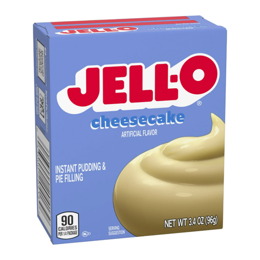 Jell-O Cheesecake Instant Pudding Mix box, 3.4 oz (96 g)