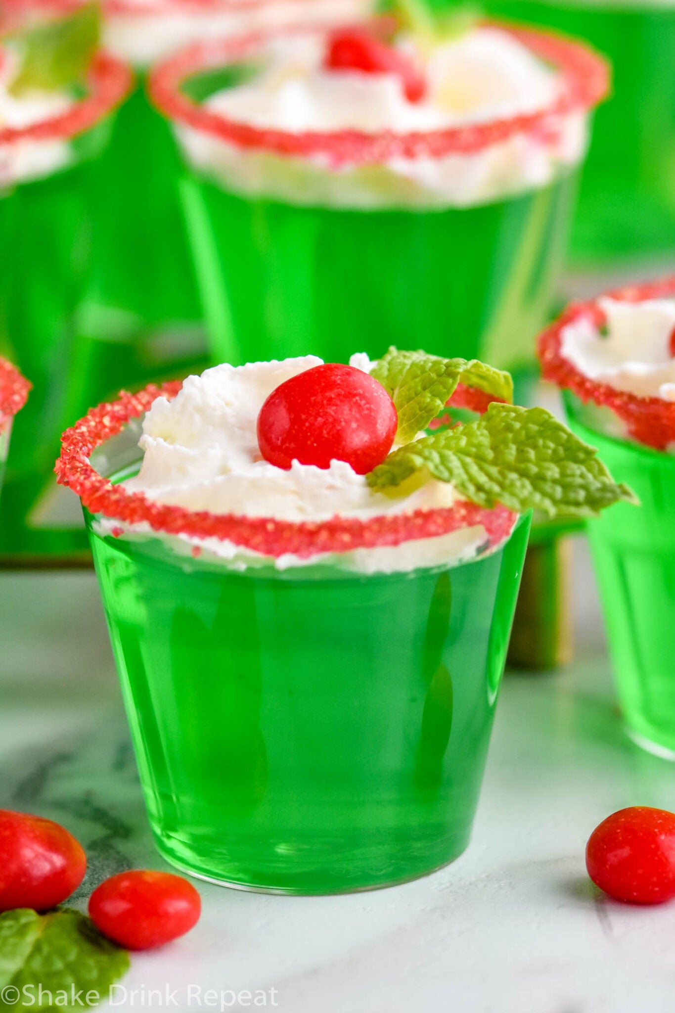 Jell-O  Lime Gelatin Dessert mix.