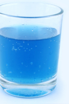 Kawaji Hatsune Miku Blueberry Flavour Soda bottle with colorful packaging featuring Hatsune Miku and vibrant blue hues, showcasing a refreshing blueberry drink.