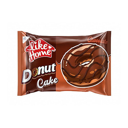 Like Home Donut Cake Chocolate 40g pack with chocolate glazed donut image