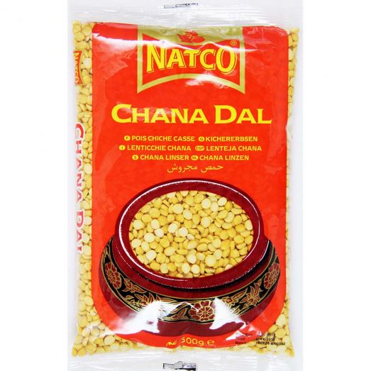 Natco Chana Dal 500g pack front view