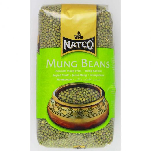 Natco whole mung beans 1kg green gram packaging