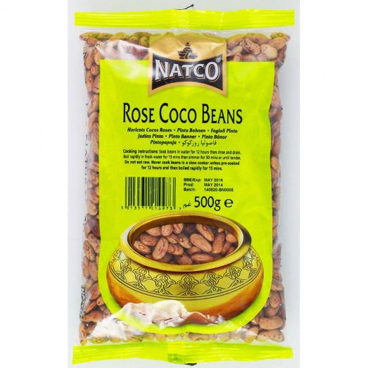 Natco Rose Coco Beans 500g pack front packaging