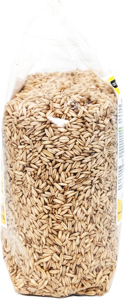 Oltresole Organic Italian Oats 1kg – Decorticated Hulled Oat Grain for Healthy Breakfasts