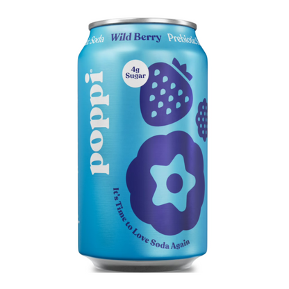 Poppi Functional Soda Wild Berry Flavor