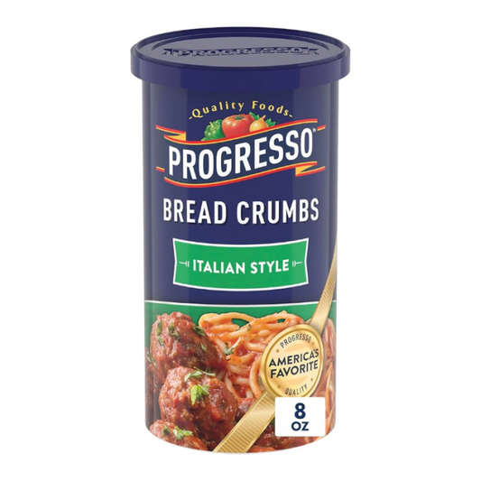 Progresso Italian Style Bread Crumbs 226 g package highlighting authentic Italian flavor