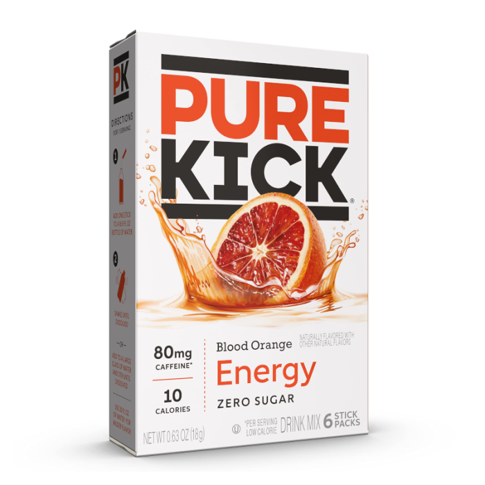 Pure Kick Energy Blood Orange Singles To Go 0.63 oz