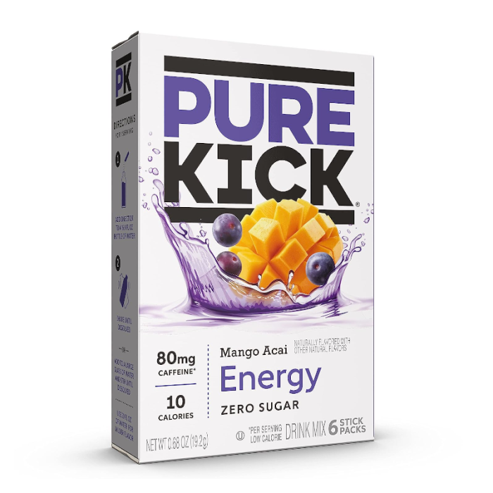 Pure Kick Energy Mango Acai Singles To Go 0.68 oz