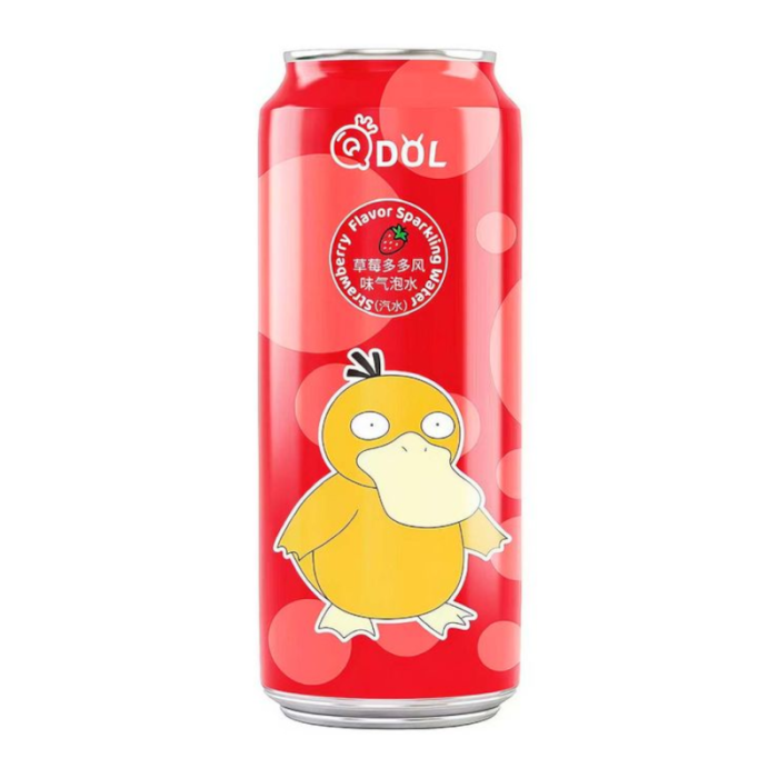 QDOL Psyduck Strawberry Sparkling Water 500ml