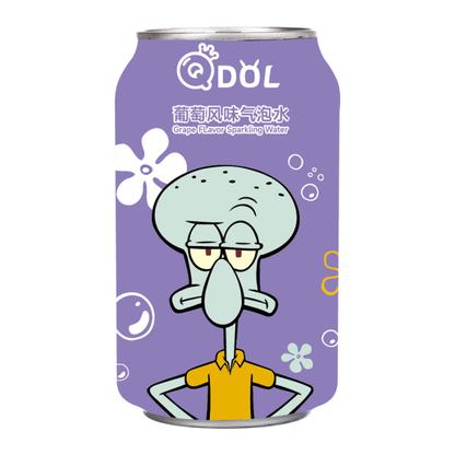 QDOL Squidward Grape Soda Water 330ml