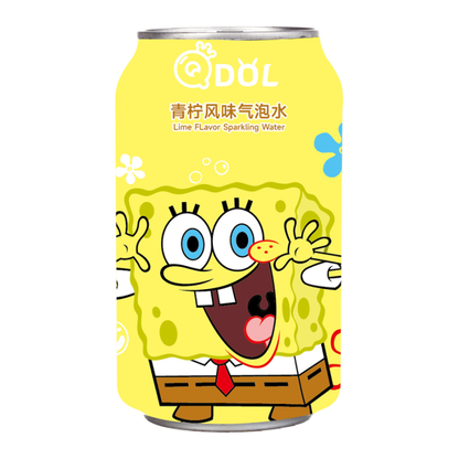 QDOL Spongebob Lime Sparkling Drink 330ml