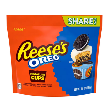 Individually wrapped Reese’s Oreo Miniature Cups in 255g bag