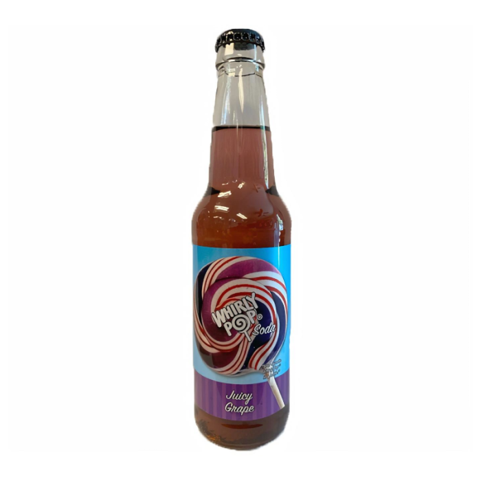 Whirly Pop Juicy Grape Soda 12 oz