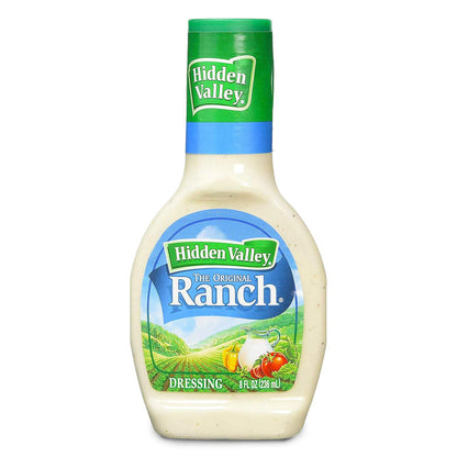 Hidden Valley Original Ranch Dressing 236 ml – USA Imported, Classic Buttermilk & Herb Dip & Drizzle