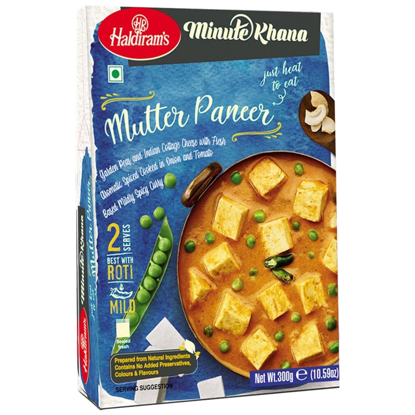 Haldiram Ready to Eat Meals Heat & Eat Finest Ready Indian Dishes- All Varieties